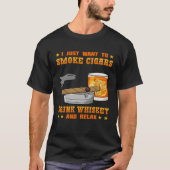 Cigar Smoker Smoking Quotes   3 Tシャツ (正面)