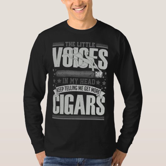 Cigar Smoker Smoking Quotes Tシャツ (正面)