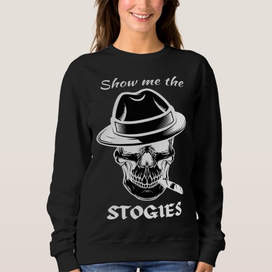 Cigar Smoking Cubano Cuban Gotta Tap Dat Ash Cuba  スウェットシャツ (正面)