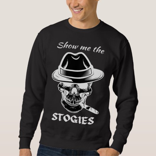 Cigar Smoking Cubano Cuban Gotta Tap Dat Ash Cuba  スウェットシャツ (正面)