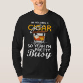 Cigar Smoking Father Great Tシャツ (正面)