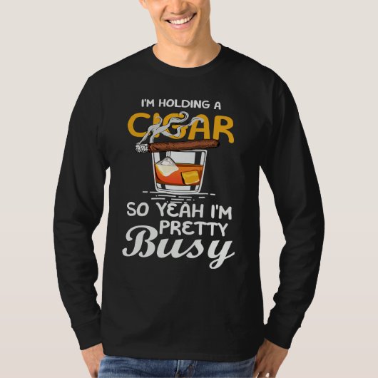 Cigar Smoking Father Great Tシャツ (正面)