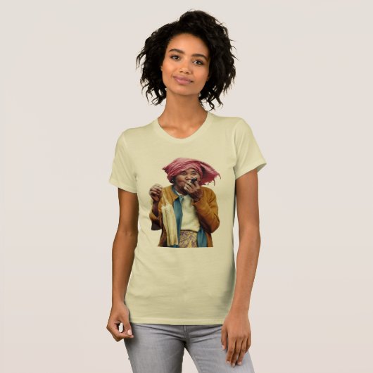 Cigar Smoking Granny T-Shirt Tシャツ (正面フル)