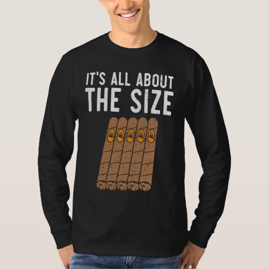 Cigar Smoking Tobacco Smoke Cigarette Smoker Cigar Tシャツ (正面)