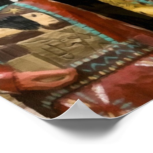 Cigar Store Indian statues ポスター (角)