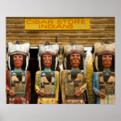 Cigar Store Indian statues ポスター (正面)