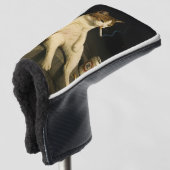 Cigarette Kitten Funny Smoking Cat Gen Z Meme ゴルフヘッドカバー (3/4 正面)