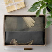 Cigarette Kitten Funny Smoking Cat Gen Z Meme 薄葉紙 (ギフト)