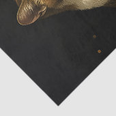 Cigarette Kitten Funny Smoking Cat Gen Z Meme 薄葉紙 (詳細)