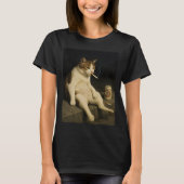 Cigarette Kitten Funny Smoking Cat Gen Z Meme Tシャツ (正面)