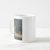 Cigarette Kitten Funny Smoking Cat Meme Stud Brain コーヒーマグカップ (正面左)