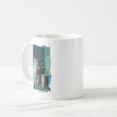 Cigarette Kitten Funny Smoking Cat Meme Stud Brain コーヒーマグカップ (正面左)