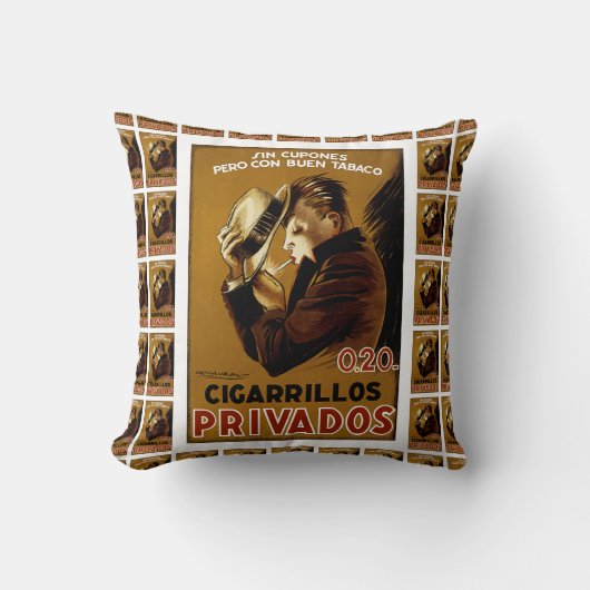 Cigarillos Privados クッション (正面)