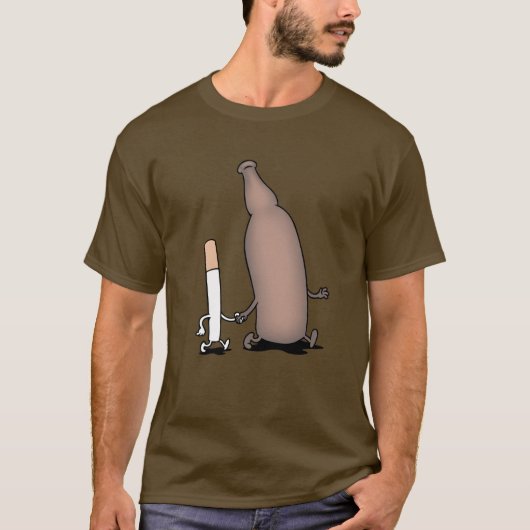 Cigs nビール tシャツ (正面)