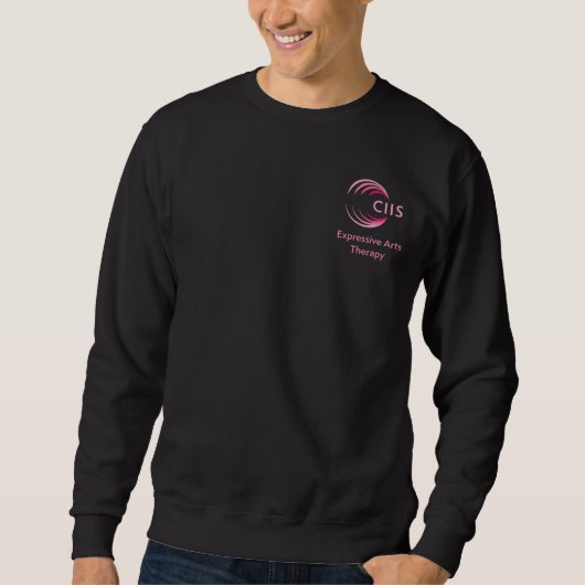 CIIS EXA Black Crewneck Sweatshirt スウェットシャツ (正面)