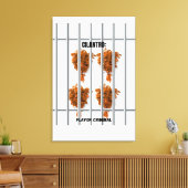 Cilantro: Flavor Criminal - おもしろいアンチ-Cilantro キャンバスプリント (インサイチュ (リビング))