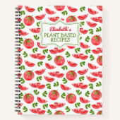 Cilantro Plantベースのトマトレシピカスタム ノートブック (正面)