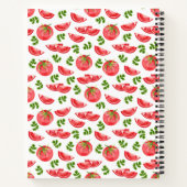 Cilantro Plantベースのトマトレシピカスタム ノートブック (裏面)