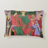 Cim.4453 f.42r氏の神聖ローマ皇帝オットーIII Enth アクセントクッション (裏面)