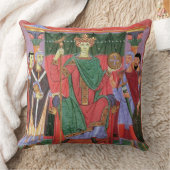 Cim.4453 f.42r氏の神聖ローマ皇帝オットーIII Enth クッション (ブランケット)