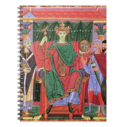 Cim.4453 f.42r氏の神聖ローマ皇帝オットーIII Enth ノートブック (正面)