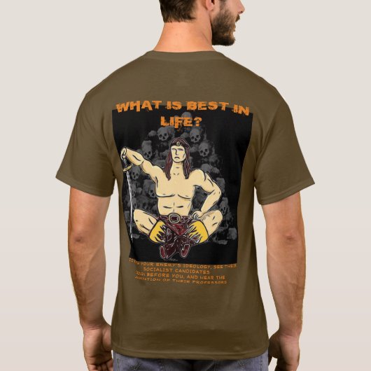 Cimmeriaを素晴らしく再度作って下さい! Tシャツ (裏面)