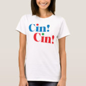 Cin!Cin!お祝いTシャツ Tシャツ (正面)