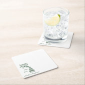 Cin Cin Cherub Hand Drawn Cupid wedding スクエアペーパーコースター (インサイチュ)