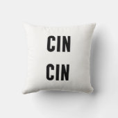 Cin Cin Typography クッション (裏面)