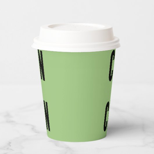 Cin Cin Typography 紙コップ (左)