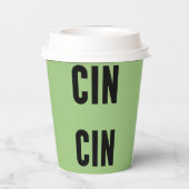 Cin Cin Typography 紙コップ (裏面)