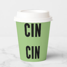 Cin Cin Typography 紙コップ