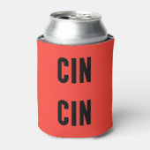 Cin Cin Typography 缶クーラー (缶正面)