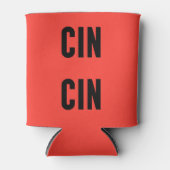 Cin Cin Typography 缶クーラー (正面)