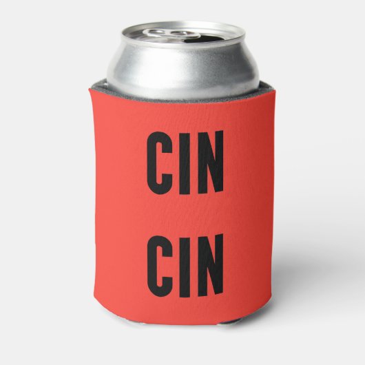Cin Cin Typography 缶クーラー (缶裏面)