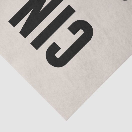 Cin Cin Typography 薄葉紙 (詳細)