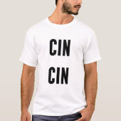 Cin Cin Typography Tシャツ (正面)