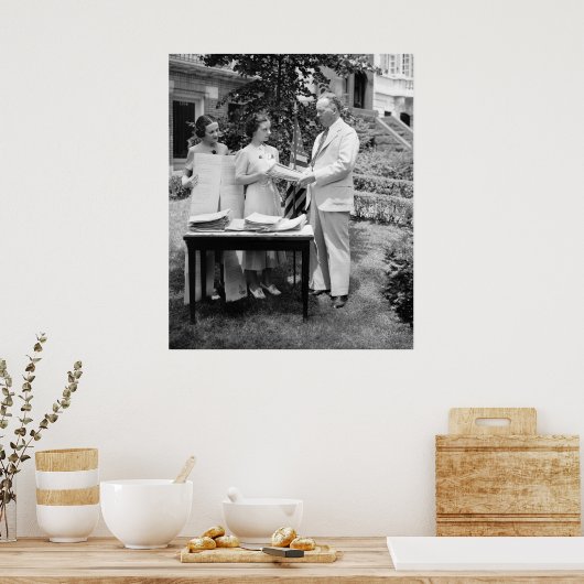 Cinciの子ども： 1937 ポスター (キッチン)