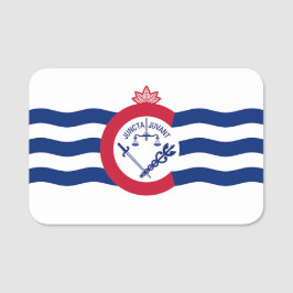 Cincinnatiのフラグを持つ愛国名タグ 名札