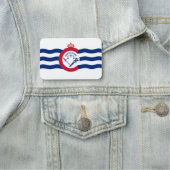 Cincinnatiのフラグを持つ愛国名タグ 名札 (インサイチュ)