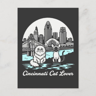 Cincinnati City Ohio Cat Lover ポストカード
