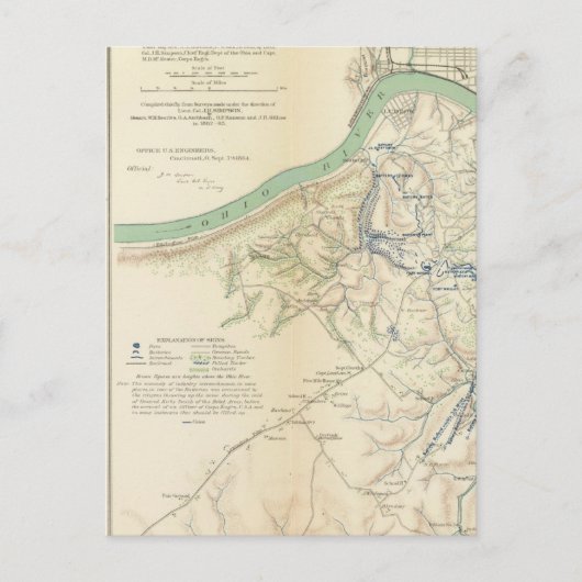 Cincinnati、Covington、Newport ポストカード (正面)