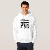CINCINNATI LIVING & LOVINのTシャツとフード付 パーカ (正面フル)