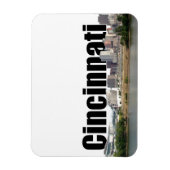 Cincinnati OHスカイラインとCincinnati in the Sky マグネット (縦)