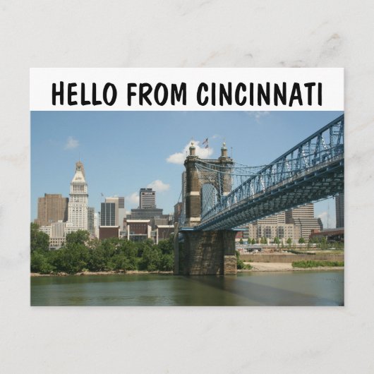 CINCINNATI OHIOハローポストカード ポストカード (正面)