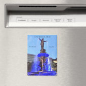 Cincinnati Ohio - Fountain Square Magnet マグネット (インサイチュ (食洗機))