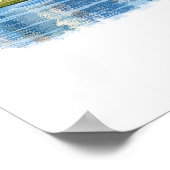 Cincinnati Ohio Poster, Watercolor, Custom ポスター (角)