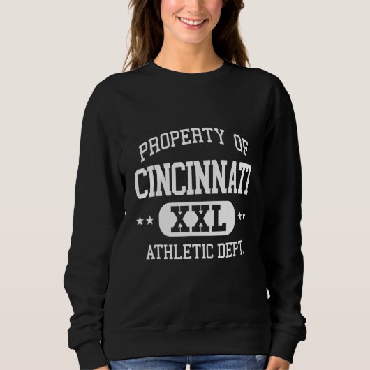 Cincinnati Retro Athletic Property Dept スウェットシャツ (正面)