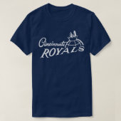 Cincinnati Royalsスクリプト Tシャツ (デザイン正面)