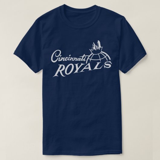 Cincinnati Royalsスクリプト Tシャツ (デザイン正面)